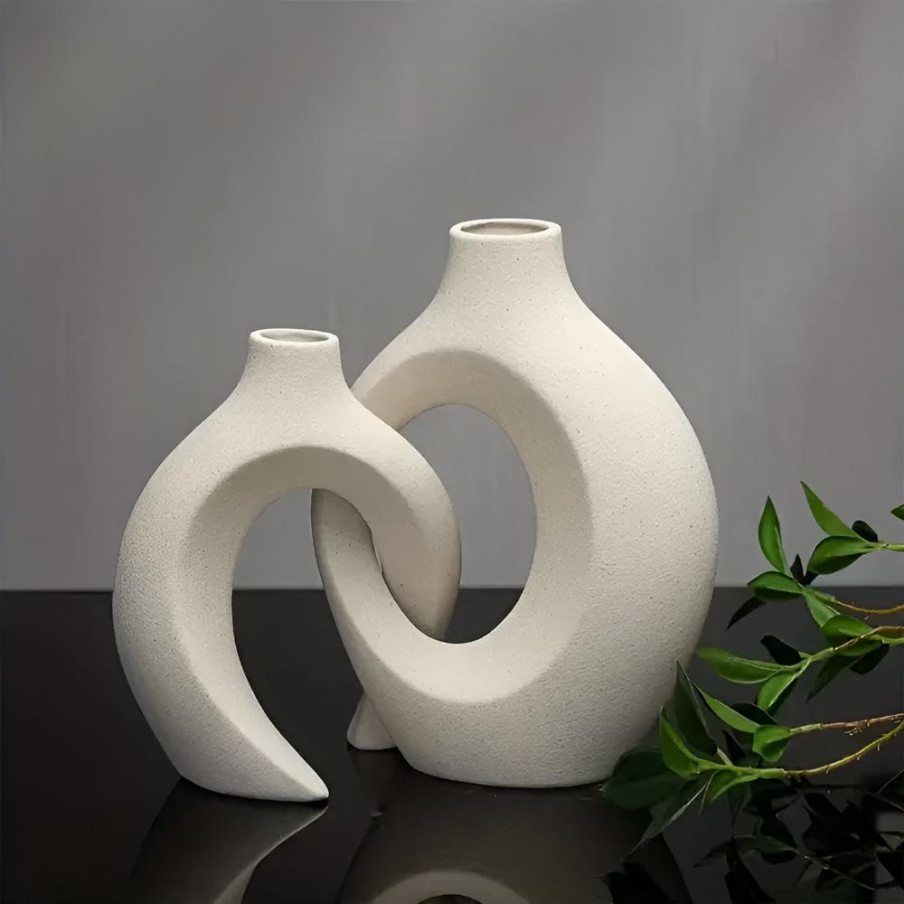 Unity Vase Duo | Modern Abstrakt Keramik Carvallo