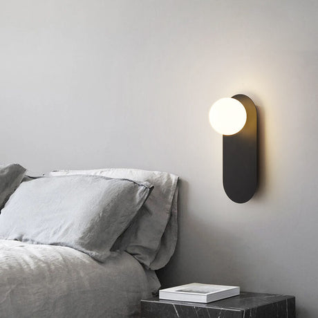 Vägglampa Modern Glasglob Metall Design Carvallo