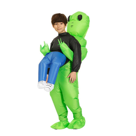 Uppblåsbar Alien Som Tar Dig-Utklädnad-BB-Barn (ca 120-140cm)-Hemnix