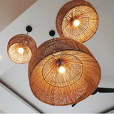 Boho Korg Lampkåpor Handvävd Kökö Förstahand Hänglampa Carvallo