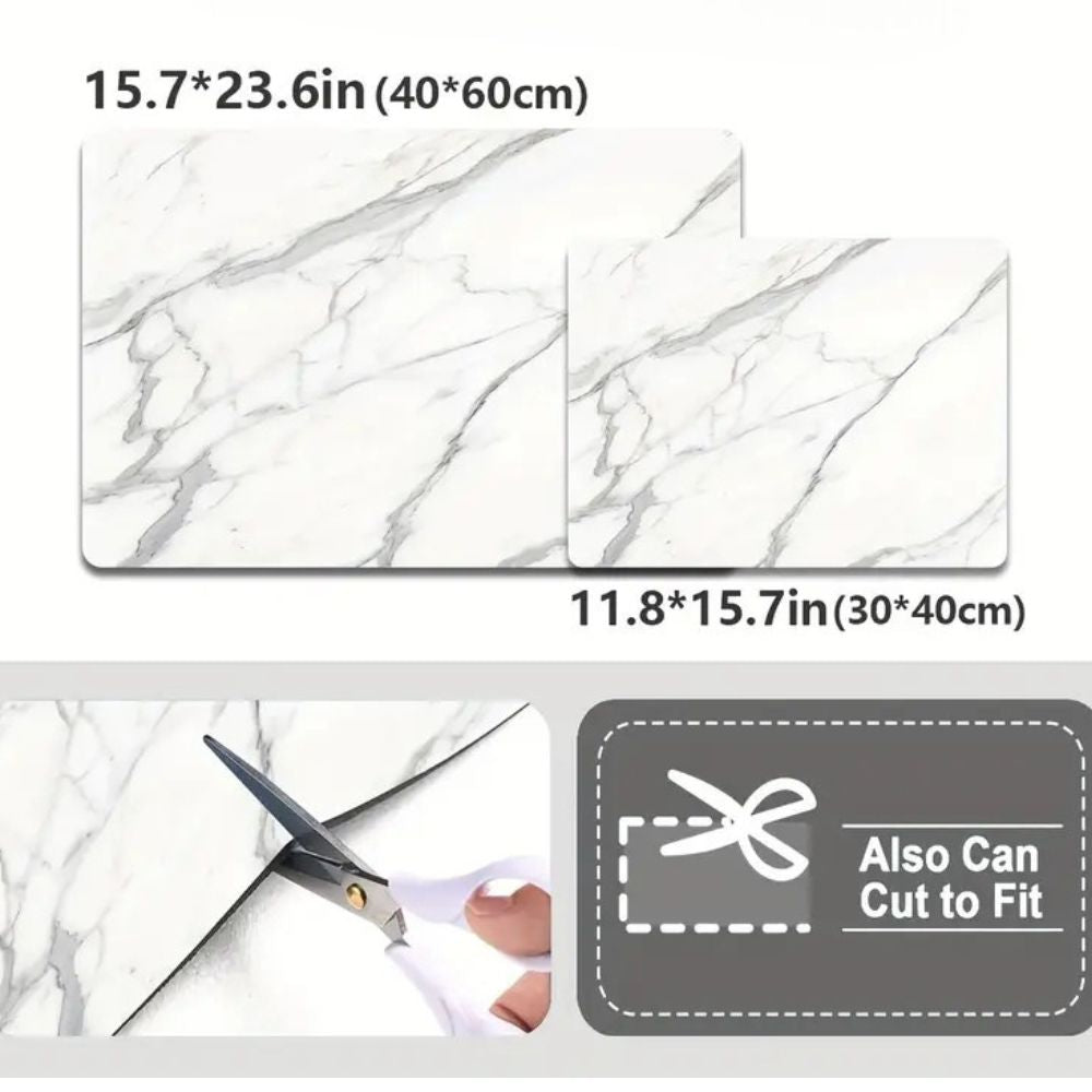 Marmortryck Disk Torkmatta Carvallo