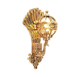 Utomhusvägglampa med vintage påfågeldesign Carvallo