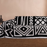 Geometrisk Boho Stil Soffa/Söngtäckning Carvallo