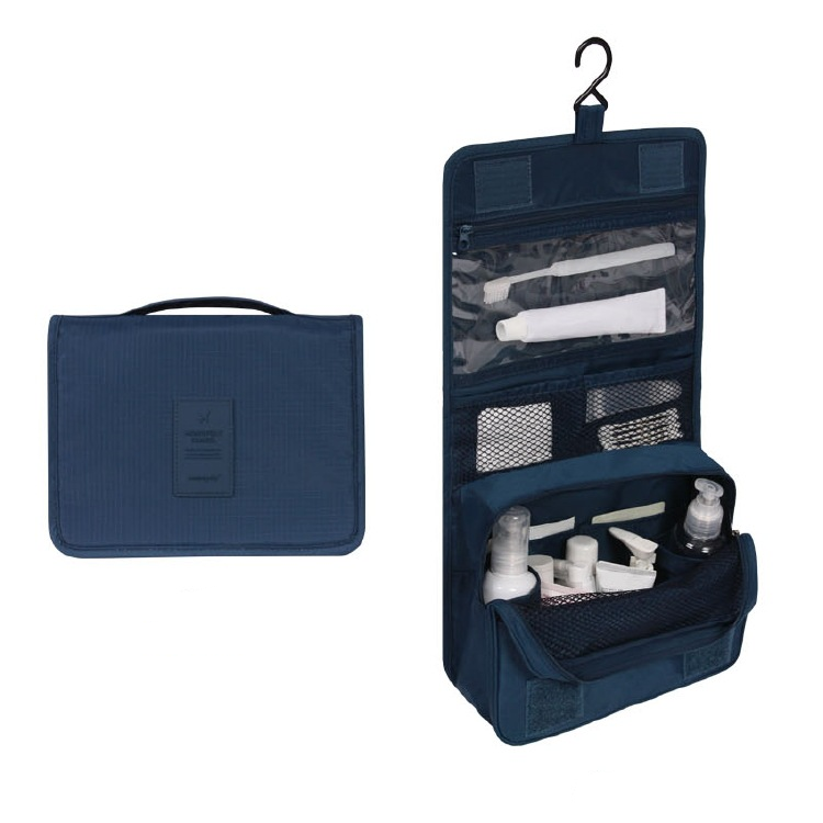 Carvallo Reise-Kosmetiktasche | Vattentålig & med krok | Fällbar & Vadderad | För Damer & Herrar Carvallo