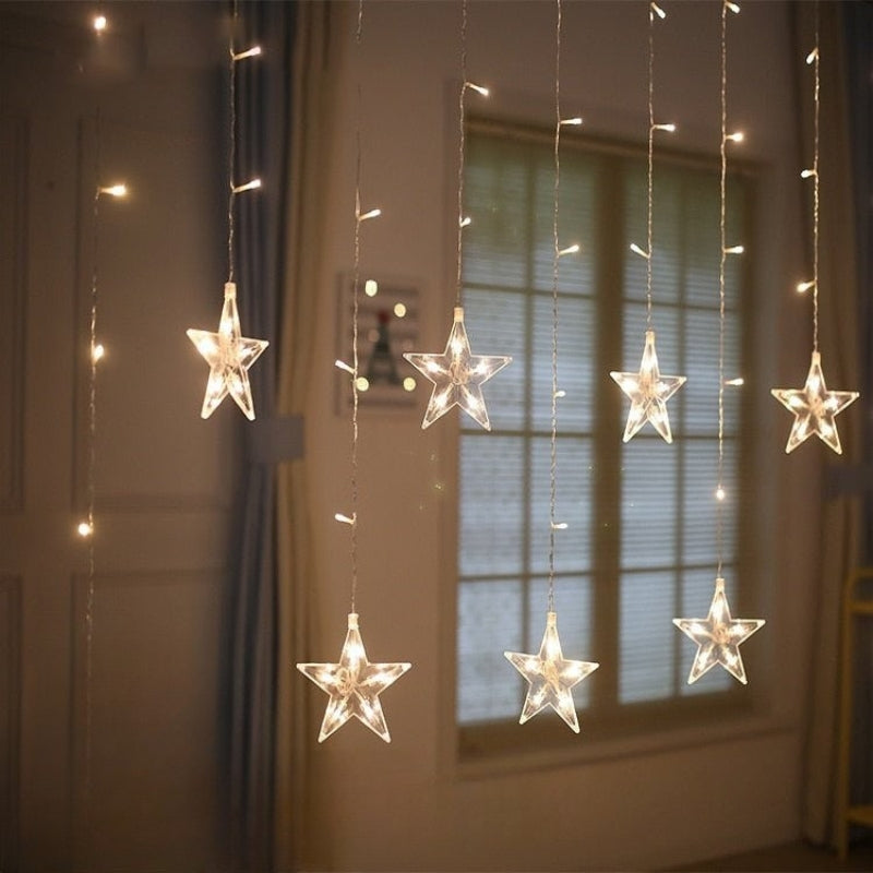 Carvallo – Stjärnformade Ljuskedjor med Kaskad-effekt för en Magisk Stämning Carvallo