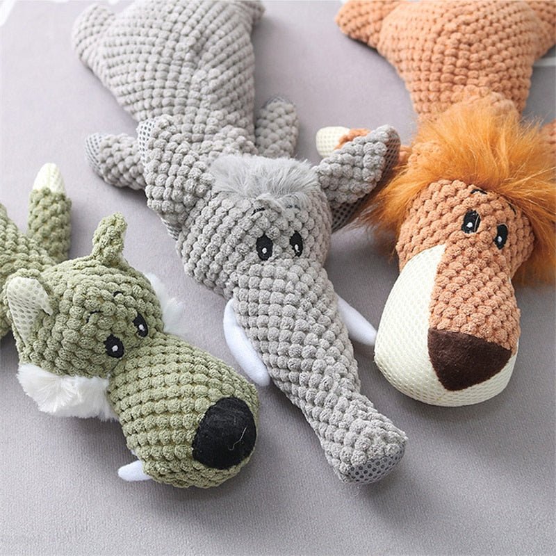 Hund Tugga Leksak Plush Djur Design Carvallo