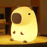 CapySnuggle Light - Capybara Silikon USB Återuppladdningsbart Nattljus Carvallo