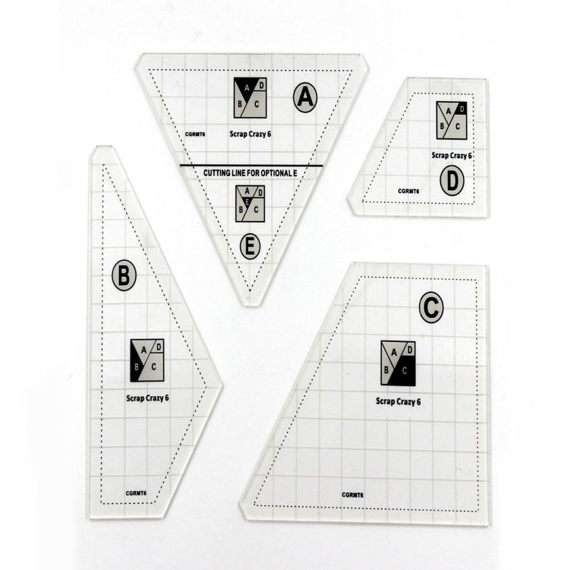 Carvallo - Transparent patchwork sy klippa hantverkslinjal Carvallo