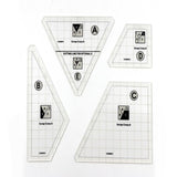 Carvallo - Transparent patchwork sy klippa hantverkslinjal Carvallo