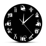 Dental-Design Väggklocka - Stilig Klocka för Tandläkarmottagningar Carvallo