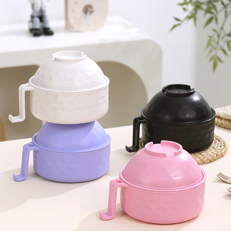 Mikrovågsugn Ramen Cooker – BPA-fri nudelskål med lock och greppvänliga handtag MILA Sverige