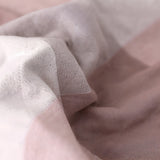 Mjuk bomullskuddeöverdrag – Tidlös randig och rutigt mönster Carvallo