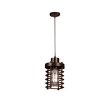 RetroGlow - Industriell Metallbur Pendel chandelier för stilfull inredning Carvallo