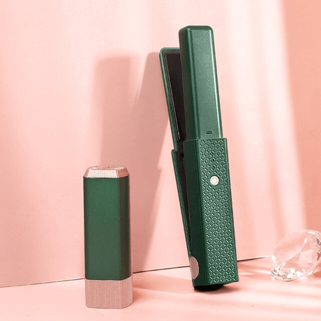 Uppladdningsbar Mini Lock- & Plattång-Personligt-BB-Grön-Hemnix