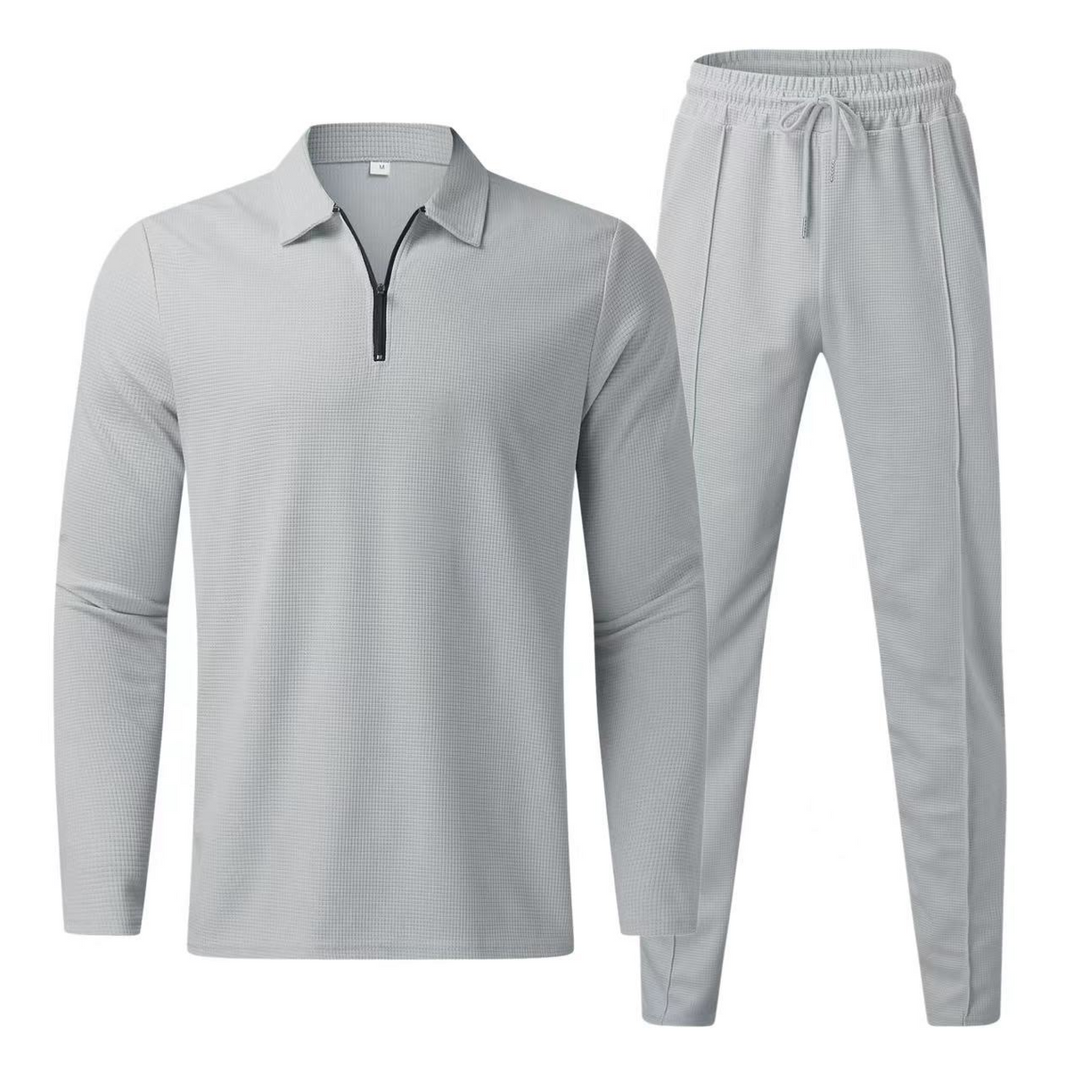 Herrens Tvådelade Set Elegant Design Polyester Hemnix