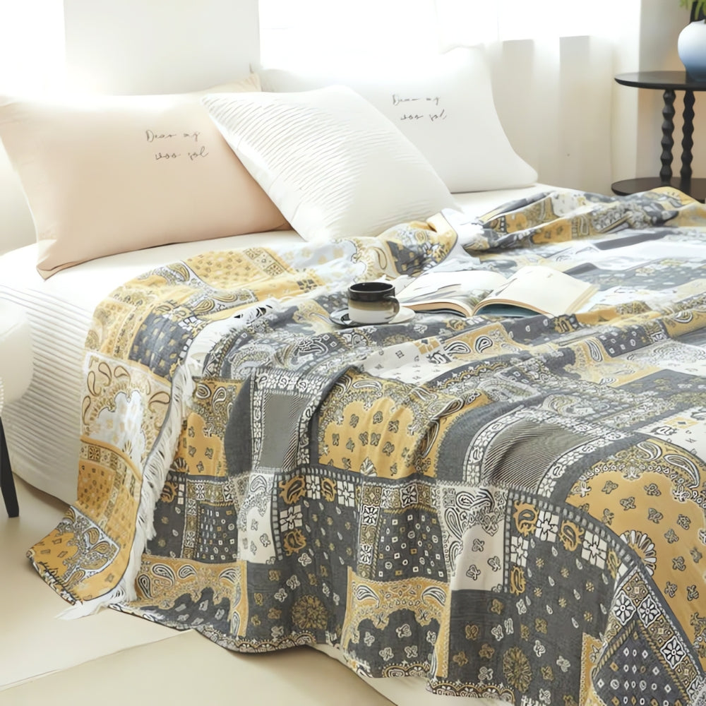 Mosaic pattern Cotton fork Felt Carvallo