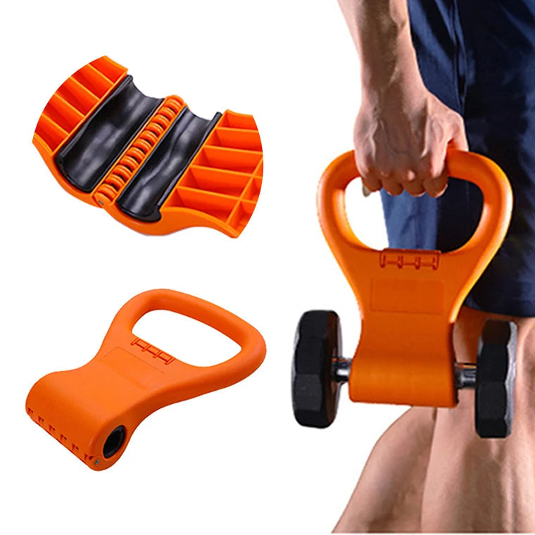 Kettlebell Hantelgrepp – Justerbart, Lättvikt GYM Utrustning Handtag för Reseträning, Passar Alla Hantlar Carvallo