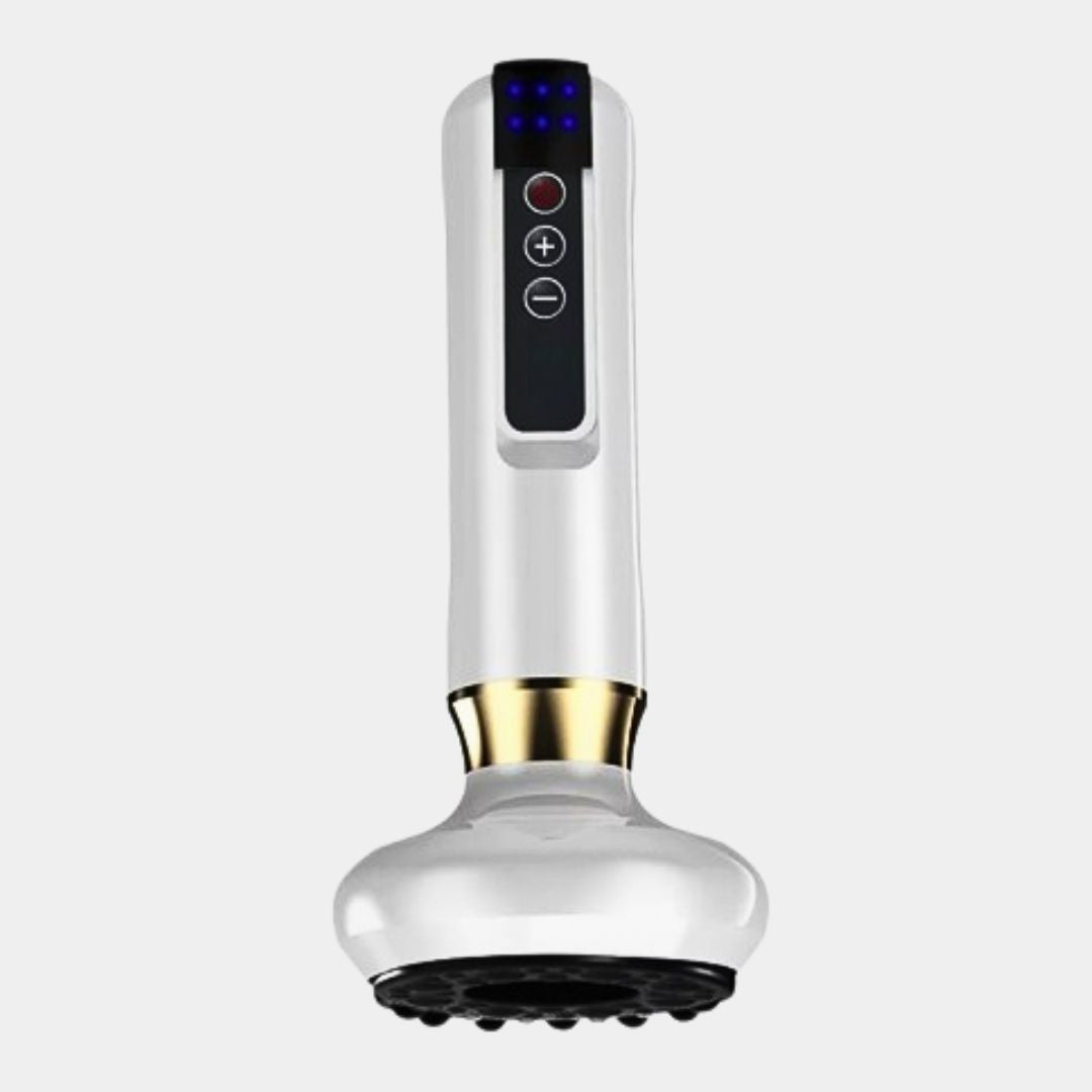 GlowCup – Cellulite Remover och Hudåtstramning med Rödljus och Koppningsterapi-Electric Massagers-BB-Vit-6 Nivåer-Hemnix