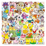 Poke Klistermärken Set – 50 Unika Stickers för Samlare och Fans-Övriga Leksaker-BB-A-Hemnix