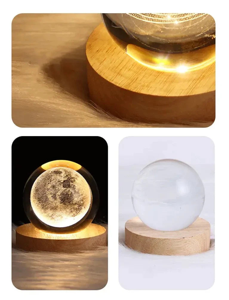 Kristallkula LED Nattlampa - Den vackraste accessoaren för ditt hem-Lights-bellasverige-Hemnix