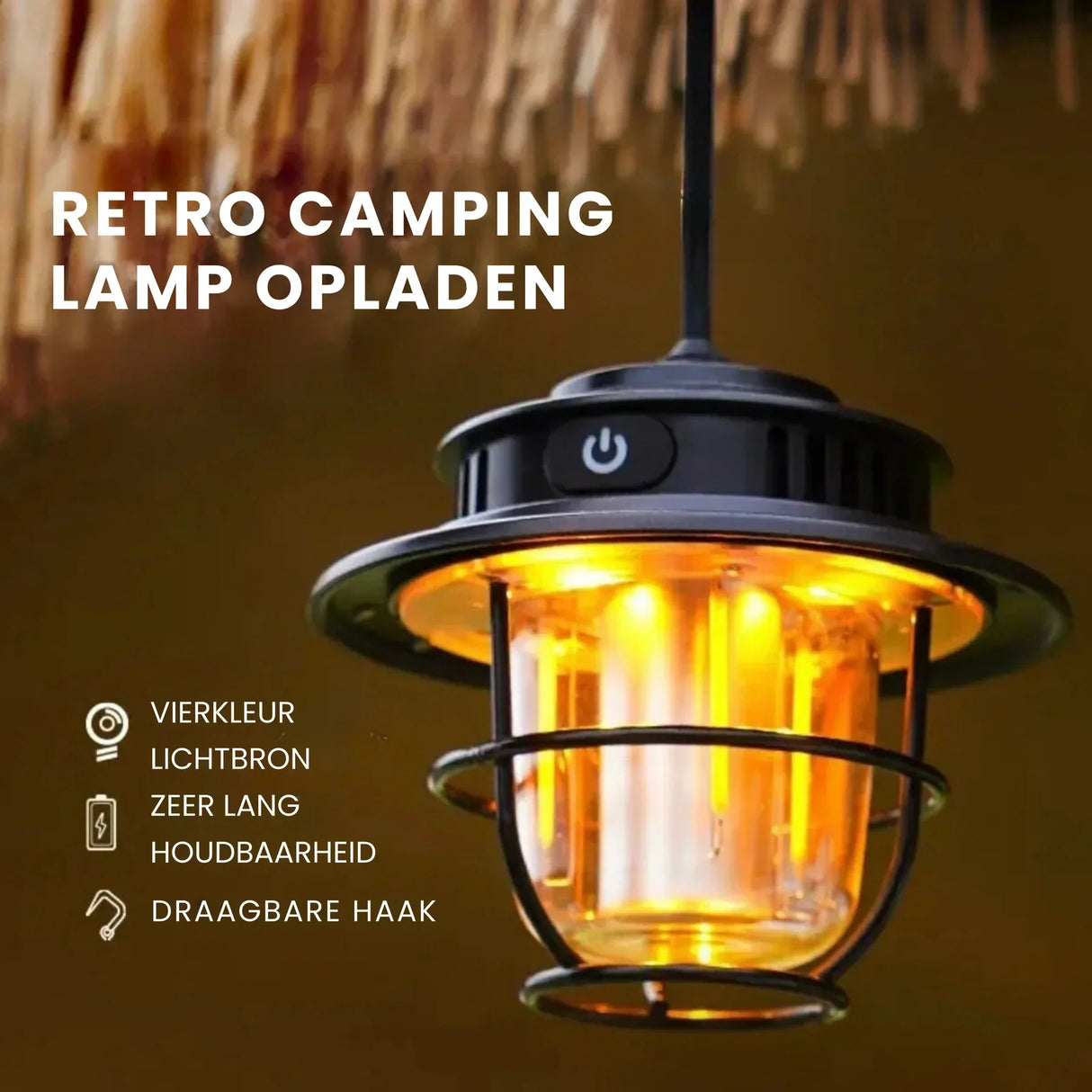 Uppladdningsbar LED-campinglampa Carvallo