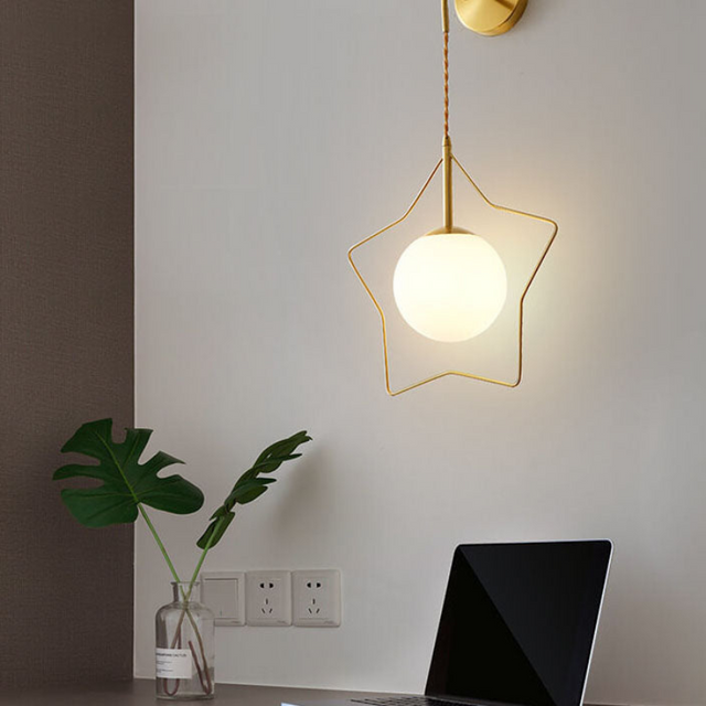 Carvallo – Unik konstnärlig vägglampa med skulpturell stjärndesign Carvallo