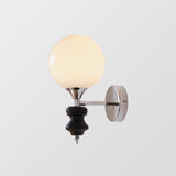 Fransk Medeltida Vintage Bauhaus Vägglampa Carvallo