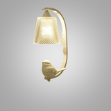 NordicBird - Modern vägglampa med fågeldesign för sovrum och vardagsrum Carvallo