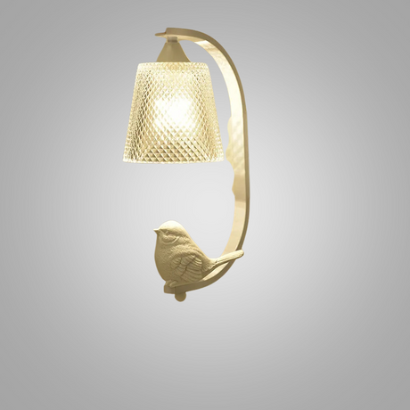 NordicBird - Modern vägglampa med fågeldesign för sovrum och vardagsrum Carvallo