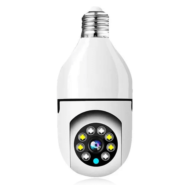 5G WiFi Övervakningskamera i Lampformat – Trådlös Smart Rörelsesensor-Smarta Hem Kamera-BB-Lampkamera 1MP 2.4G (Inget minneskort)-Hemnix
