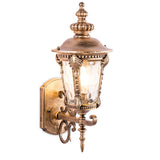 Utomhus Vintage Glas Vägglampa Carvallo