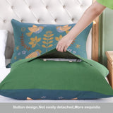 Boho Bloom örngott – mjuk bomullsgaze MILA Sverige