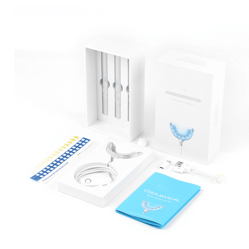 USB Smart Tandblekningskit med LED-ljus Blue Light-tandblekning-BB-Hemnix