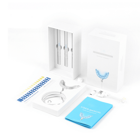 USB Smart Tandblekningskit med LED-ljus Blue Light-tandblekning-BB-Hemnix