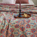 Livlig Arv Blommig Sommertäcke Carvallo