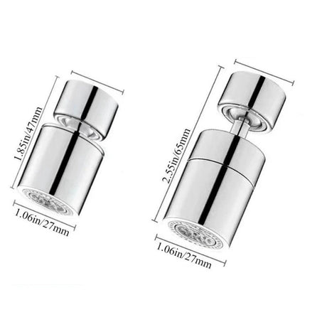 Carvallo – 360° justerbart vattenkranhuvud med dubbla sprutlägen för effektiv rengöring Carvallo