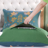 2st Bomullsgas Kuddöverdrag – Nordiska Fåglar Tryck, Mysiga & Stiliga Carvallo