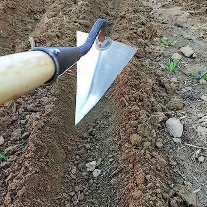 Triangle Garden Hoe – Lätt ogräsborttagare och jordlösare med dubbel funktion MILA Sverige