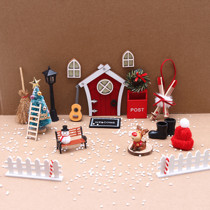 Juldekoration Miniatyrset Nisses Hus-Jul-BB-Hemnix