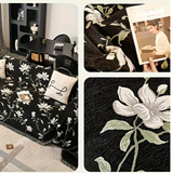 Vintage Floral Chenille Sofföverdrag Carvallo