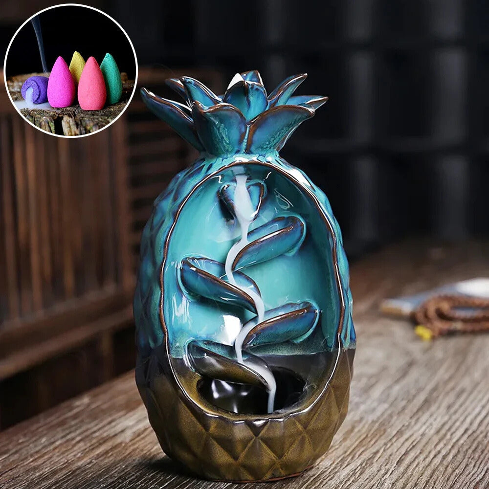 Carvallo - Ananasformad rökelsebrännare för avslappnande stämning Carvallo