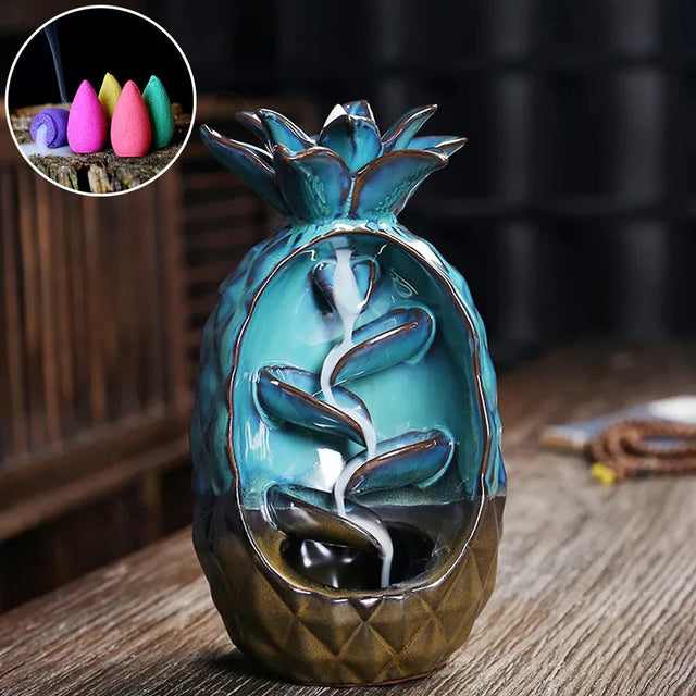 Carvallo - Ananasformad rökelsebrännare för avslappnande stämning Carvallo