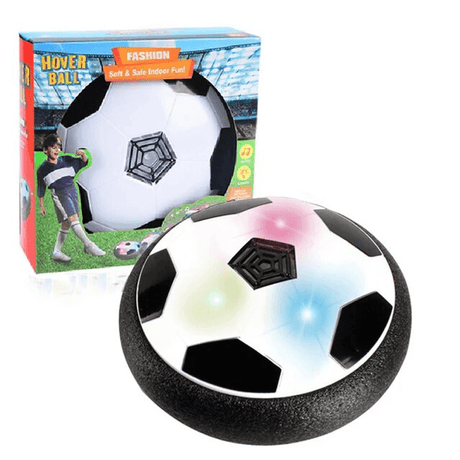 HoverKick - Flytande LED-svävande Fotbollsleksak med Skumstötdämpare för Inomhusfotbollsspel-Lek & Spel-BB-Hemnix