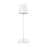 Trådlös Bordslampa Metallskärm USB Touch Carvallo