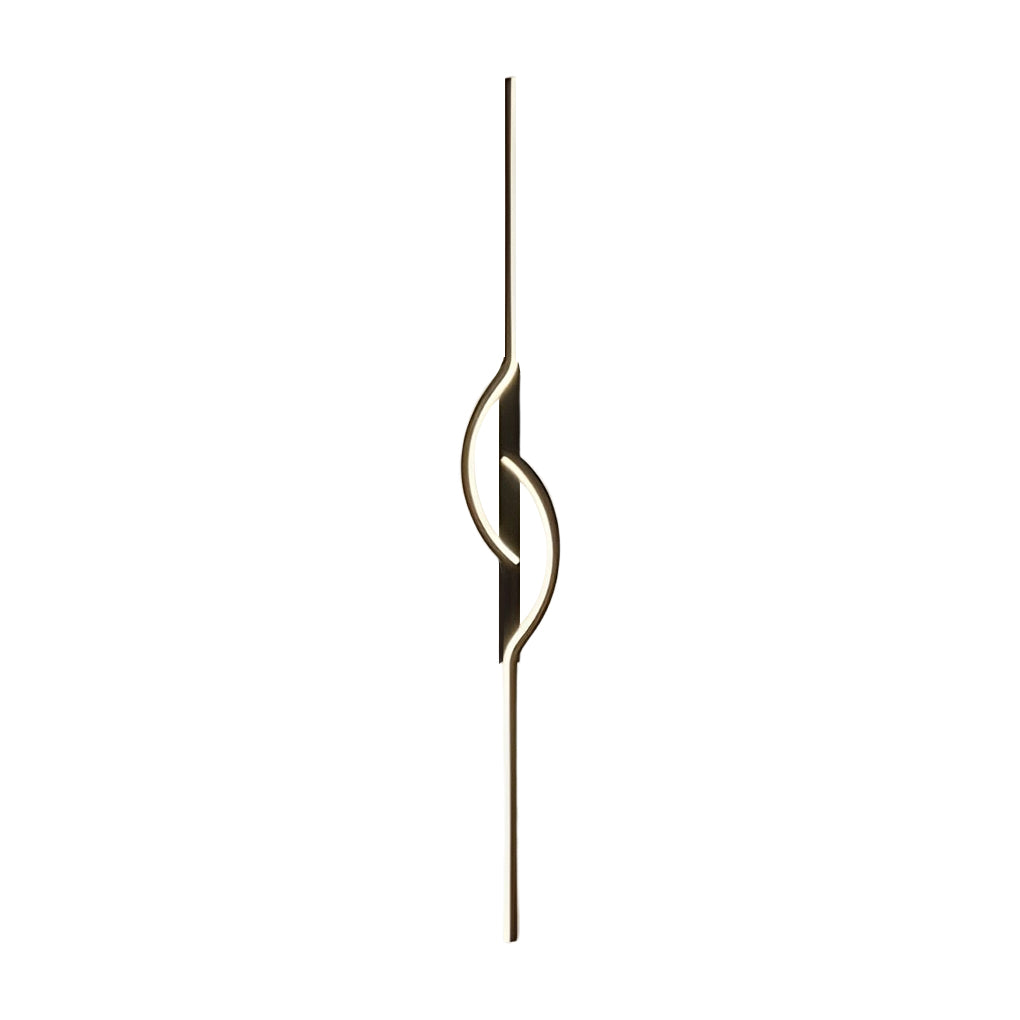 Vägglampa Modern Svart Aluminium LED Armatur Carvallo