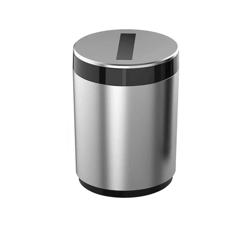 Automatisk Askkopp till Bilen-Bil-BB-Silver-Hemnix