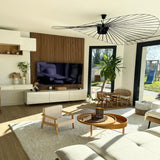 Modern Vardagsrum Krona Elegant Design för Stiliga Interiörer Carvallo