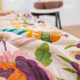 Mjuk Blomster Bris Överdrag Carvallo