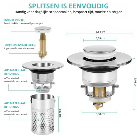 Carvallo - Universal-avtappningsskruv 2.0 Carvallo