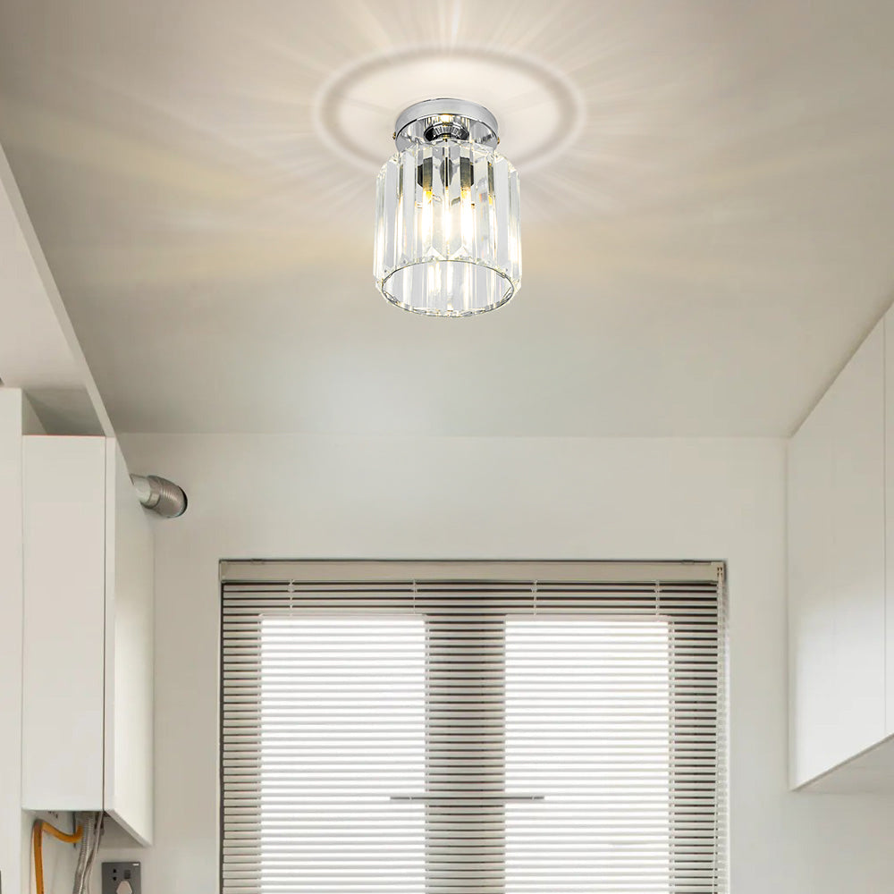 Modern Flush Mount Ceiling Light – 1-Ljuskälla Hall Fixture Carvallo